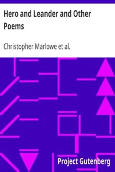 Обложка книги "Герой и Леандр и другие стихотворения"