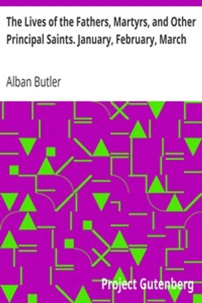 Обложка книги "Жития отцов, мучеников и других главных святых. Январь, февраль, март"