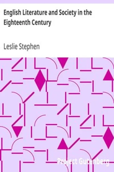 Обложка книги "Английская литература и общество в XVIII веке"