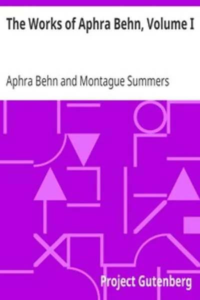Обложка книги "Сочинения Афры Бен, Том I"