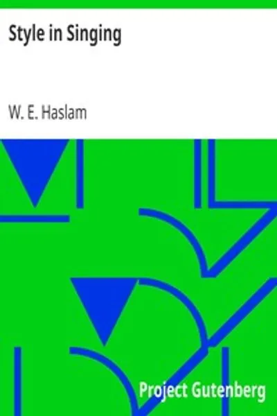 Обложка книги "Стиль в пении"