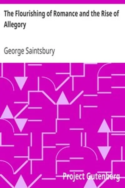 Обложка книги "Расцвет романтизма и возникновение аллегории"