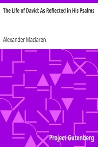 Обложка книги "Жизнь Давида в его Псалмах"
