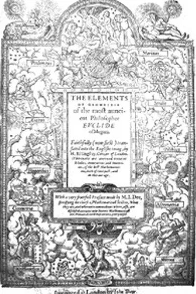 Обложка книги "Математическое предисловие к Началам геометрии Евклида из Мегары"