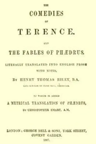 Обложка книги "Комедии Теренция: дословный перевод на английский прозаический язык с комментариями"