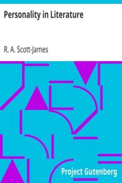 Обложка книги "Личность в литературе"