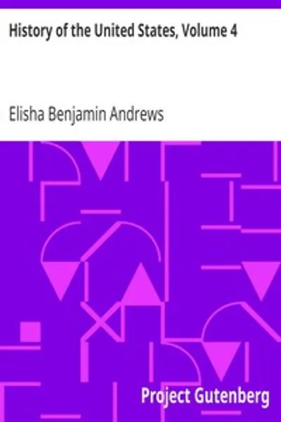 Обложка книги "История Соединенных Штатов, Том 4"