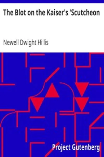 Обложка книги "Пятно на щите Кайзера"