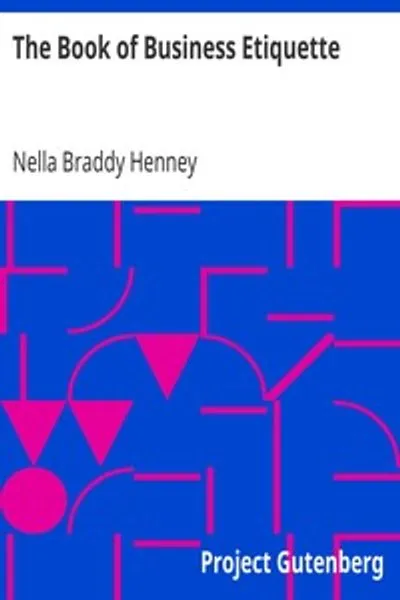 Обложка книги "Книга делового этикета"