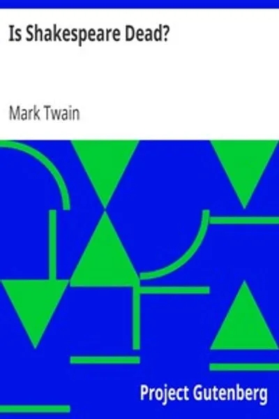 Обложка книги "Шекспир умер? Из моих мемуаров"