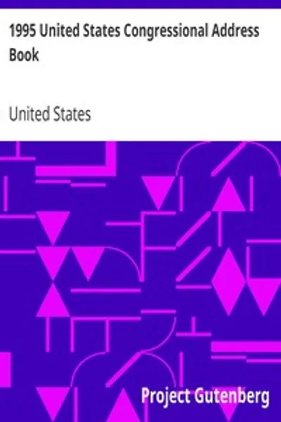 Обложка книги "Адресная книга Конгресса США 1995"