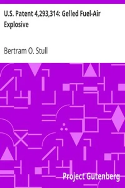 Обложка книги "Патент США 4,293,314: Гелевое топливно-воздушное взрывное устройство: 6 октября 1981 г."