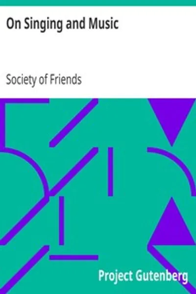 Обложка книги "О пении и музыке"