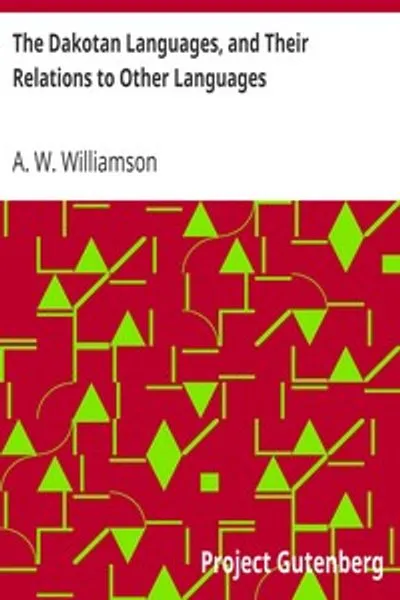 Обложка книги "Дакотские языки и их связь с другими языками"