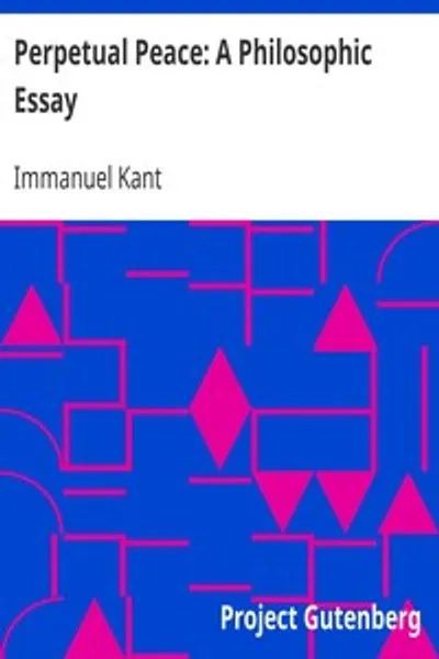 Обложка книги "Вечный мир. Философский этюд"