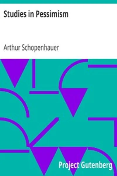 Обложка книги "Исследования в области пессимизма"