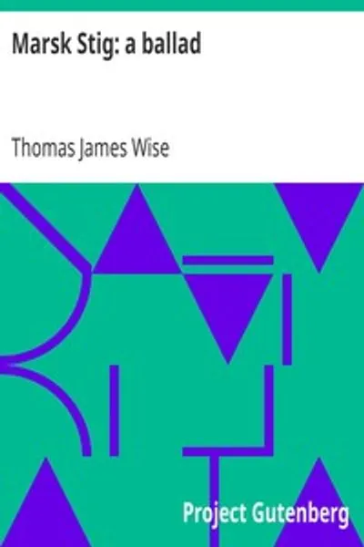 Обложка книги "Марск Стиг: баллада"