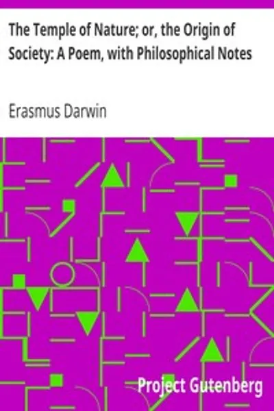 Обложка книги "Храм природы; или, происхождение общества: Поэма с философскими примечаниями"