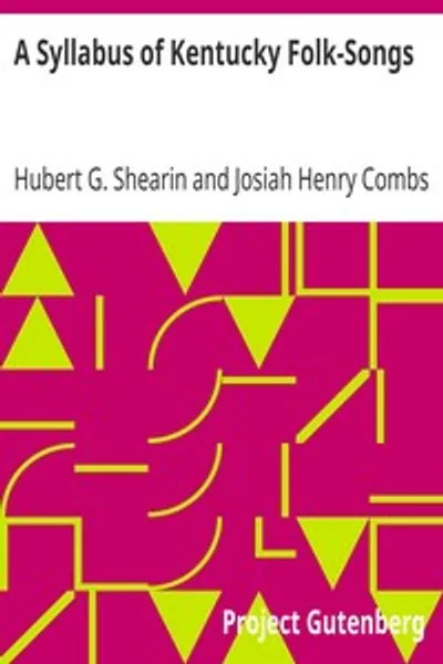 Обложка книги "Сборник народных песен Кентукки"