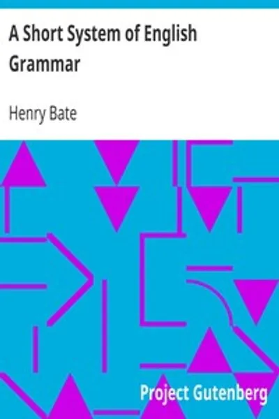 Обложка книги "Краткая система английской грамматики для использования в школе-интернате в Вустере (1759)"