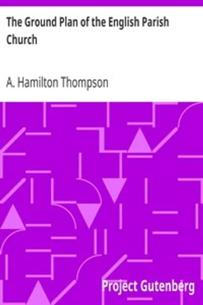Обложка книги "План английской приходской церкви"