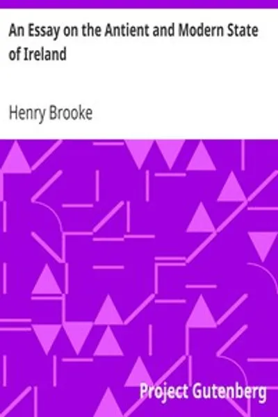 Обложка книги "Эссе об античном и современном состоянии Ирландии"