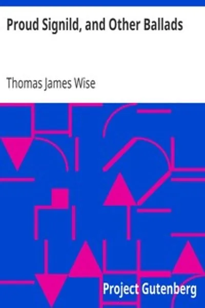 Обложка книги "Гордая Сигнильд и другие баллады"