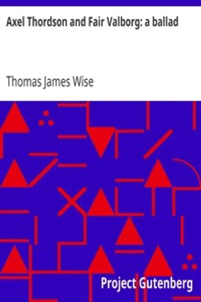 Обложка книги "Аксель Турдсон и прекрасная Вальборг: баллада"