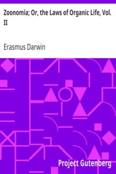 Обложка книги "Зоономия, или Законы органической жизни, Том II"