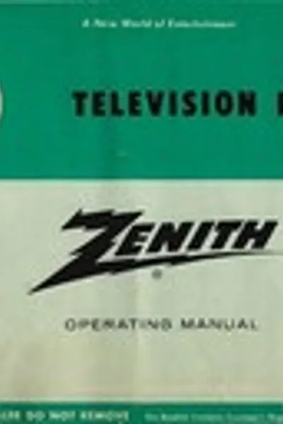 Обложка книги "Руководство по эксплуатации телевизора Zenith"