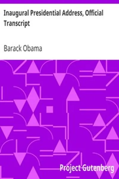 Обложка книги "Инаугурационная речь президента, официальный текст"