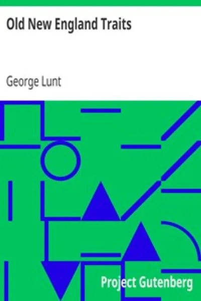 Обложка книги "Старые черты Новой Англии"