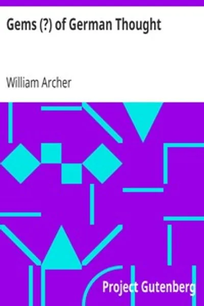 Обложка книги "Жемчужины (?) немецкой мысли"