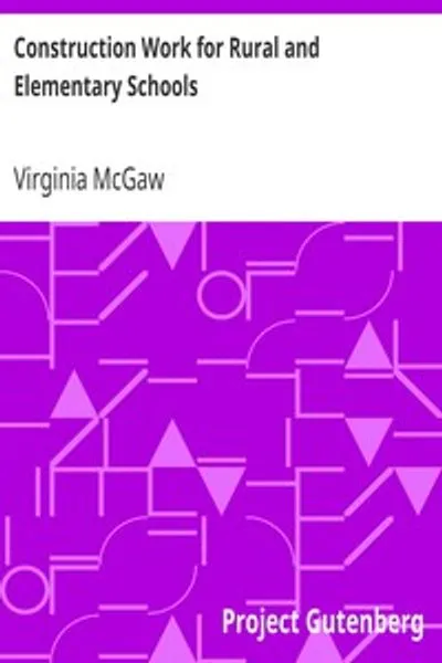 Обложка книги "Строительные работы для сельских и начальных школ"