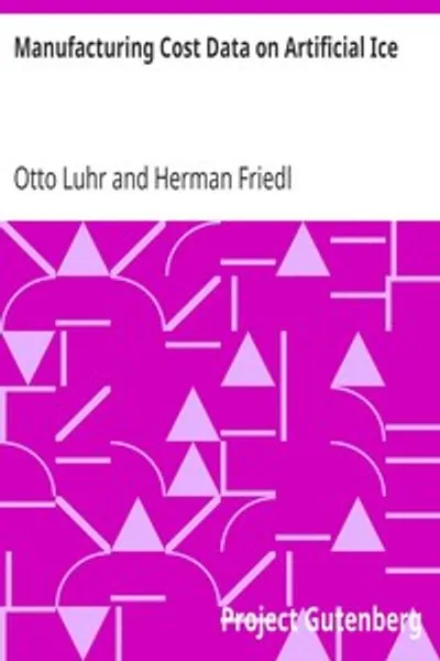 Обложка книги "Данные о производственных затратах на искусственный лед"