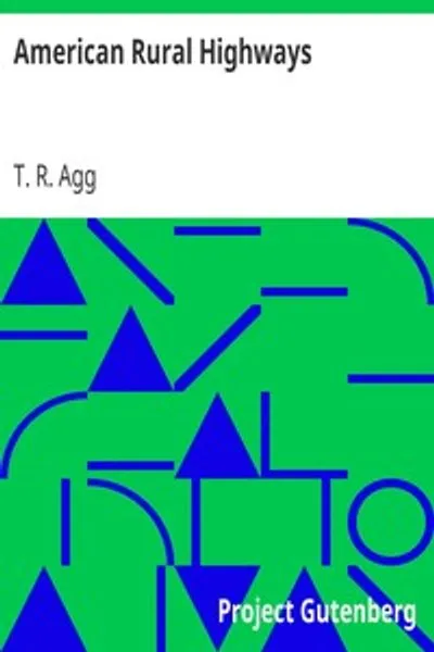 Обложка книги "Американские сельские дороги"