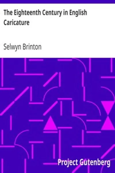 Обложка книги "Восемнадцатый век в английской карикатуре"