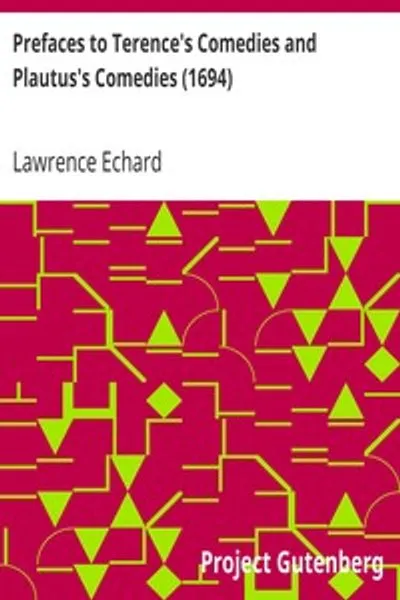 Обложка книги "Предисловия к комедиям Теренция и комедиям Плавта"
