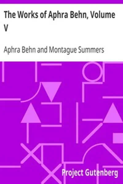 Обложка книги "Сочинения Афры Бен. Том V"