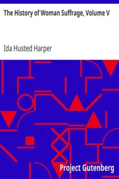 Обложка книги "История избирательного права женщин. Том V"