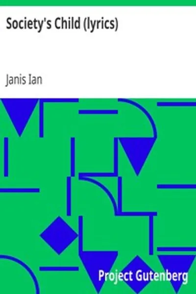 Обложка книги "Дитя общества (текст песни)"