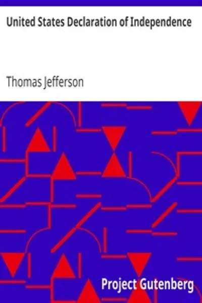 Обложка книги "Декларация независимости Соединённых Штатов"