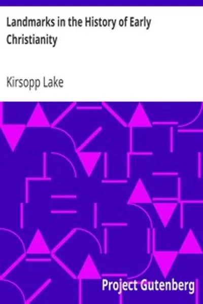 Обложка книги "Вехи в истории раннего христианства"