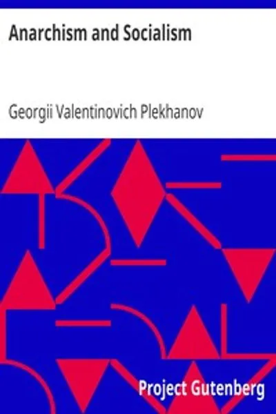 Обложка книги "Анархизм и социализм"