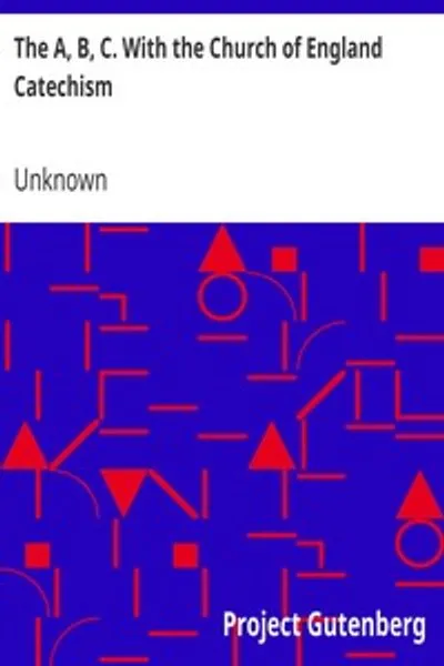 Обложка книги "Азбука. С катехизисом Церкви Англии"
