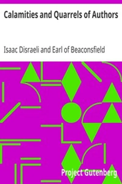Обложка книги "Бедствия и ссоры писателей"