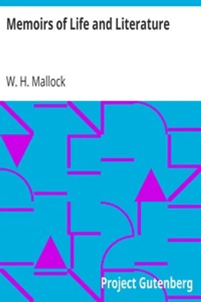 Обложка книги "Мемуары жизни и литературы"