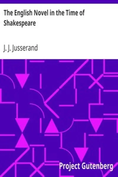 Обложка книги "Английский роман во время Шекспира"