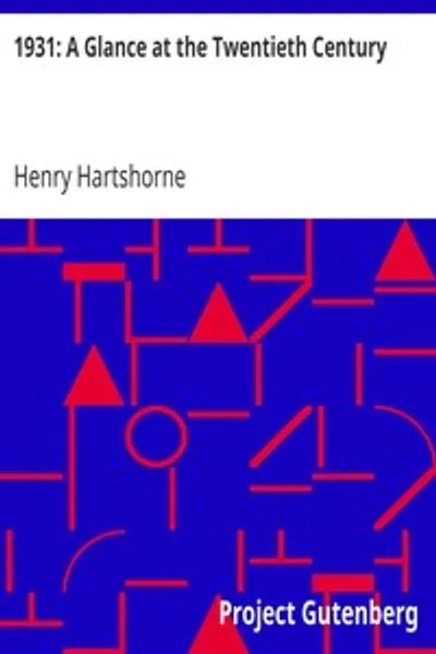 Обложка книги "1931: Взгляд на двадцатый век"