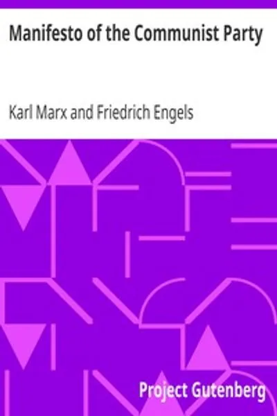 Обложка книги "Манифест Коммунистической партии"